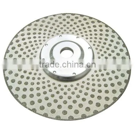Special shape concave cutting discs for wood cutting /Electroplated Diamond Saw Blades