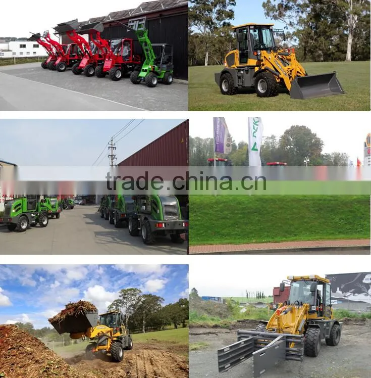 ZL15F wheel loader attachments log loader and pallet fork loader