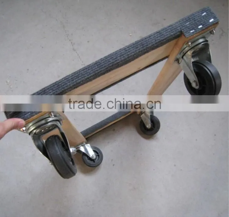 3" Solid Castor Wood Hand cart