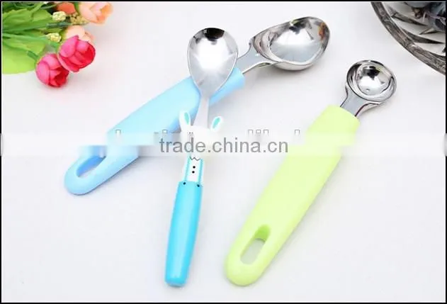 2015 hot sell food grade plastic kitchen stailess steel fork spoon,food grade plastic fork spoon