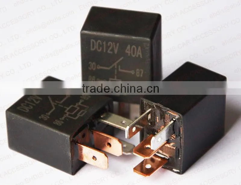 protection relay 12v 24v 4P violet relay