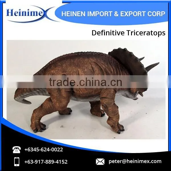 High Quality Amusement Park Equipment Animated Definitve Triceratops
