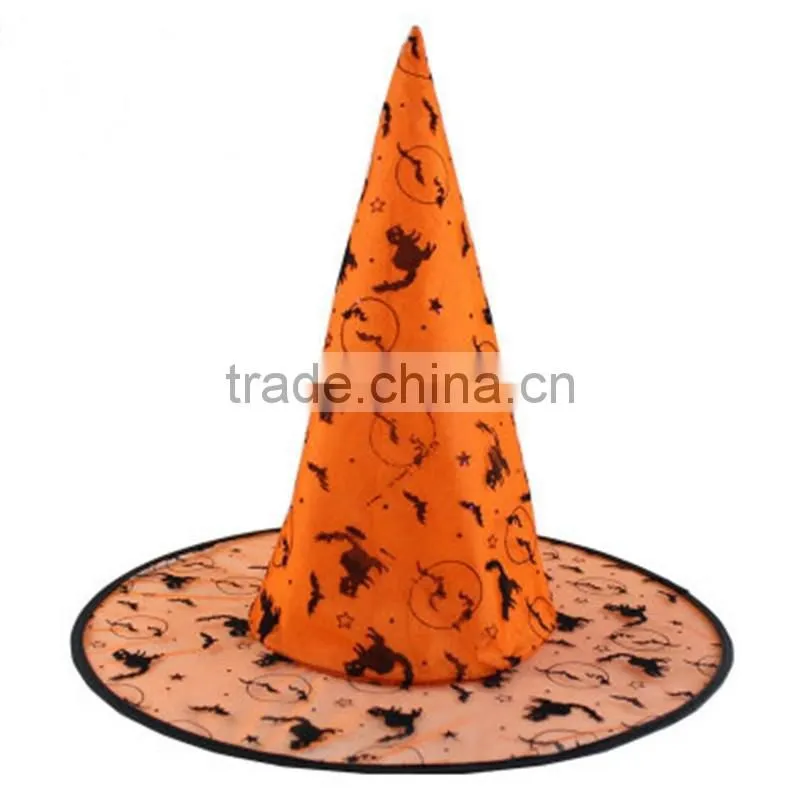Hallowmas Cuspidal Witch Hat With Printed