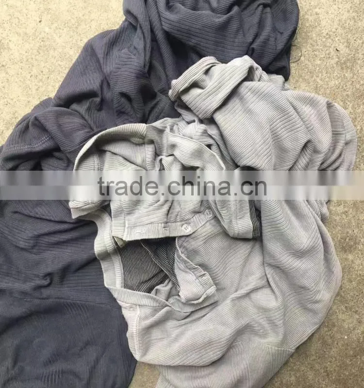 Men button cotton t-shirt stock apparel