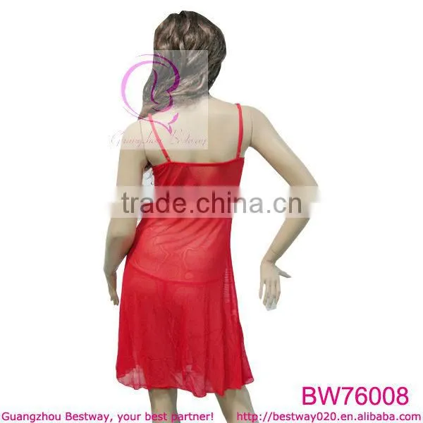 Sex photo hot transparent night dress sexy long lingerie in apparels