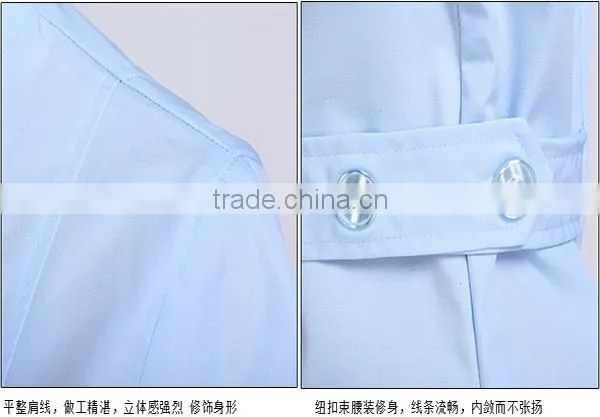 custom fashionable women nurse hospital uniform design