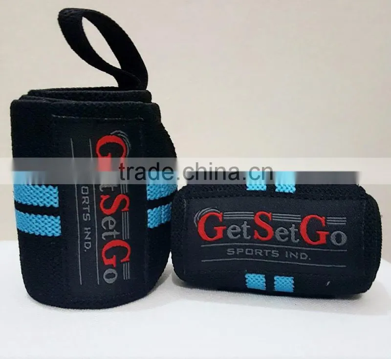 2016 Custom Weight lifting Fitness Wrist Wraps