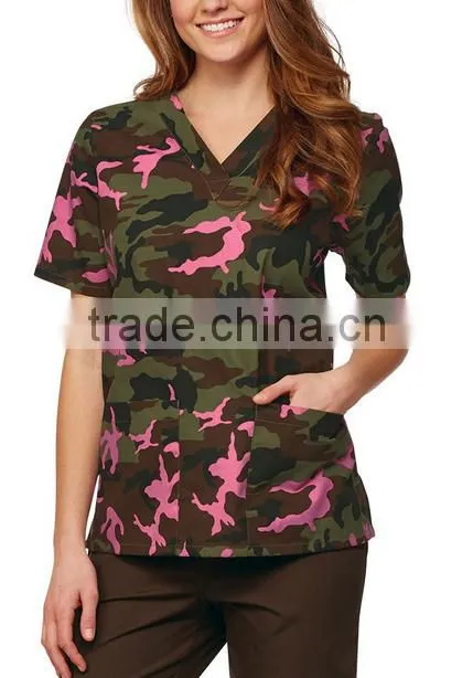 New arrival women hospital scrubs manufacturer