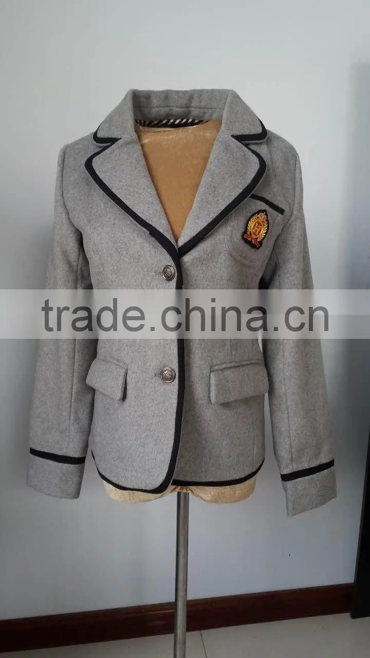 high quality classic design primary school uniform jacket