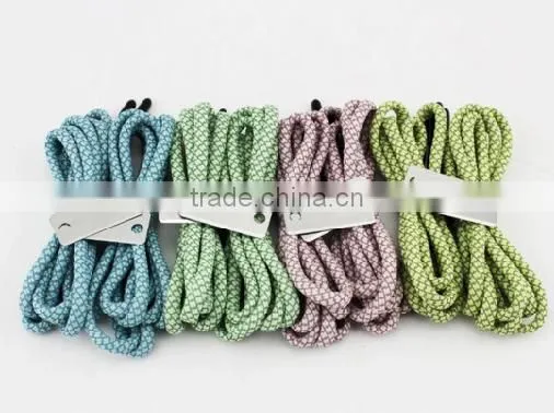 Non - slip leisure sports shoelaces escape surviving shoelaces round of outdoor long play flint climbing shoes shoelaces