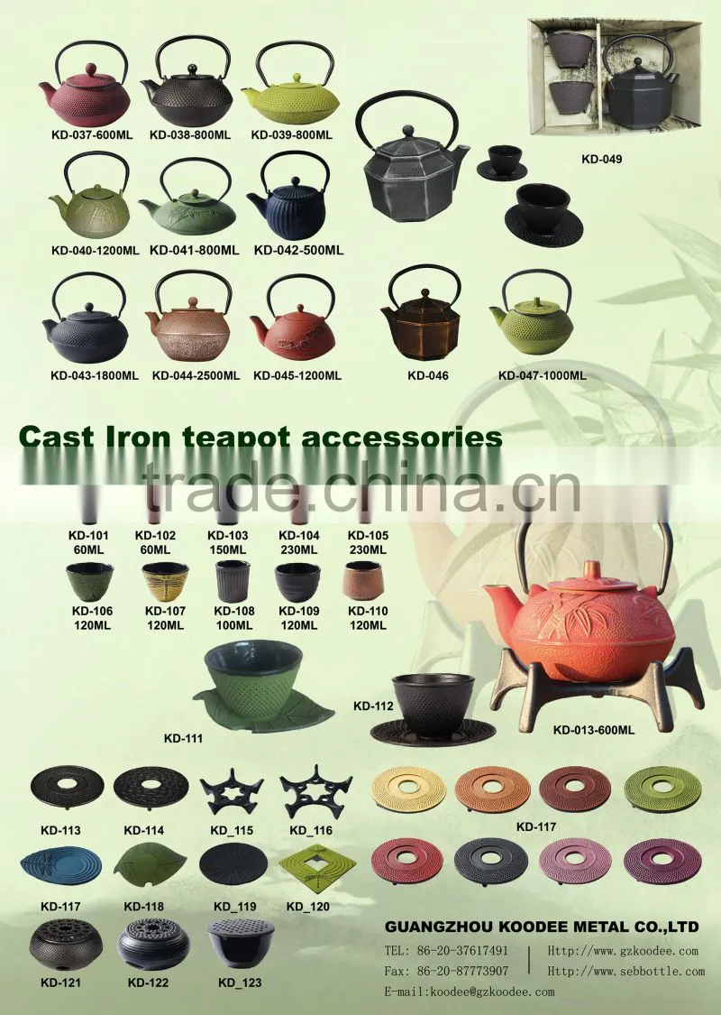 Chinese old fashion Cast Iron teapot for wholesale/LFGB passed