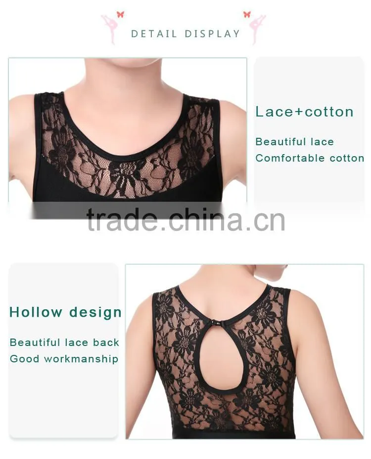 Professional Children Kids Cotton Lace Ballet Dance Tutu Dress Girls Tulle Princess Dress