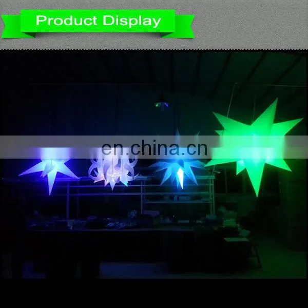 Hot sale LED inflatable star / decorative inflatables for promotion
