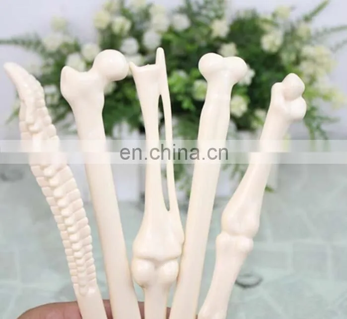 Eastsun Stationery Pen 12 Zodiac Signs Engraved Bone Shape Ball Pen