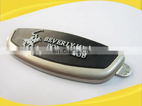 Customized metal label tag for clothing and bag