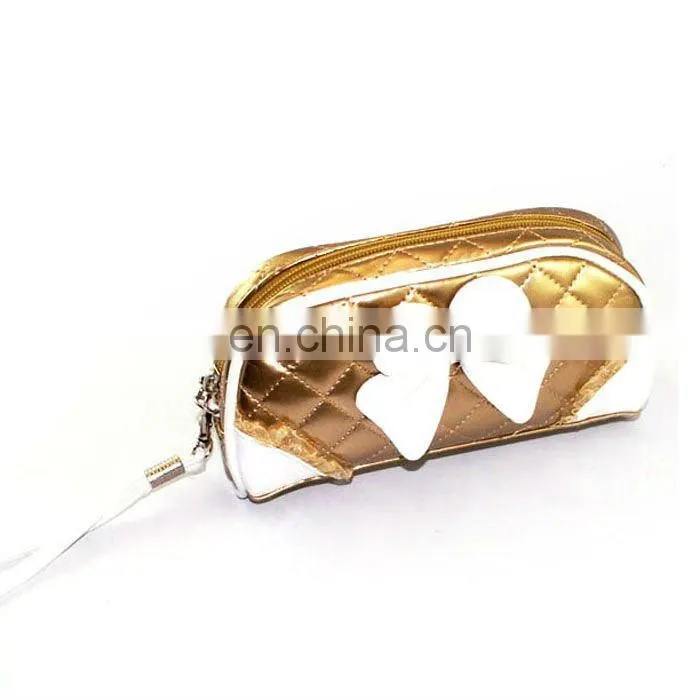 fashion PU silver cosmetic bag
