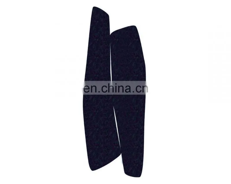 High quality Lase cut Green office different shapes wool felt modern area rug for whole sale