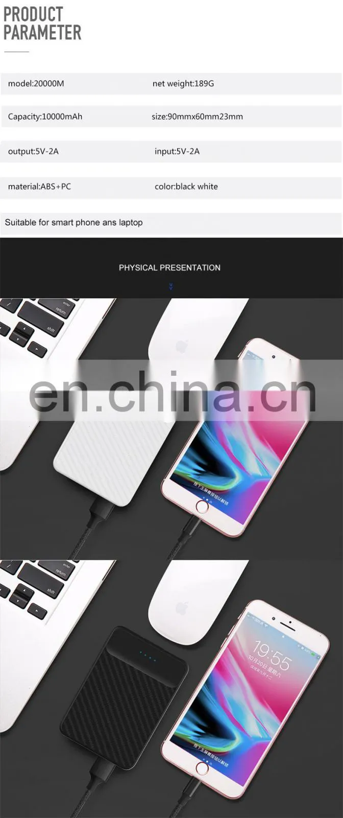 10000mah fast charging portable mini mobile POWER BANKS