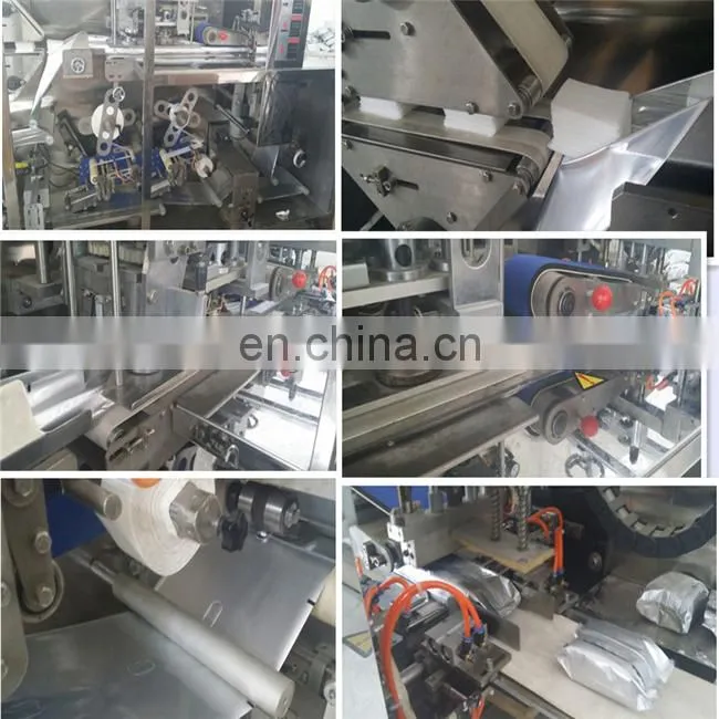 High speed wet tissue production line cheap price baby wet wipes folding machine