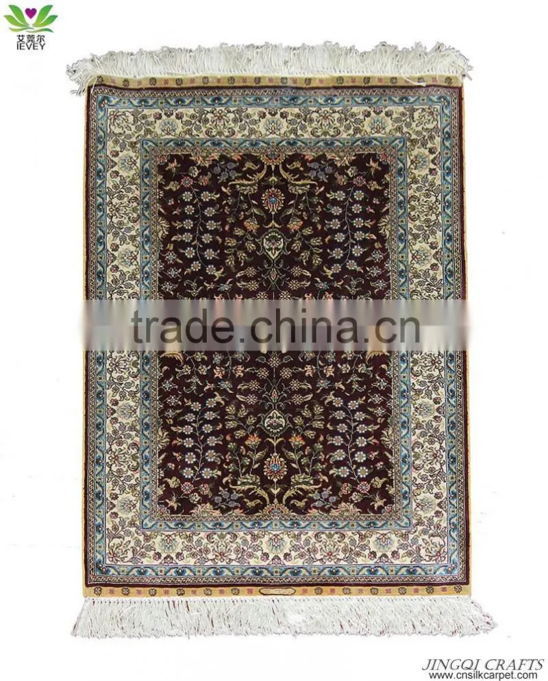 High-grade Chinese interesting children pattern handmade silk area rug floor carpet