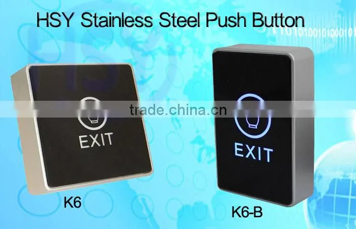 Touch panel security exit push button door switch with high quality