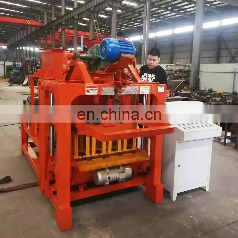 Automatic QT4-25 fully hollow block machine price list brick making machine price concrete block machine
