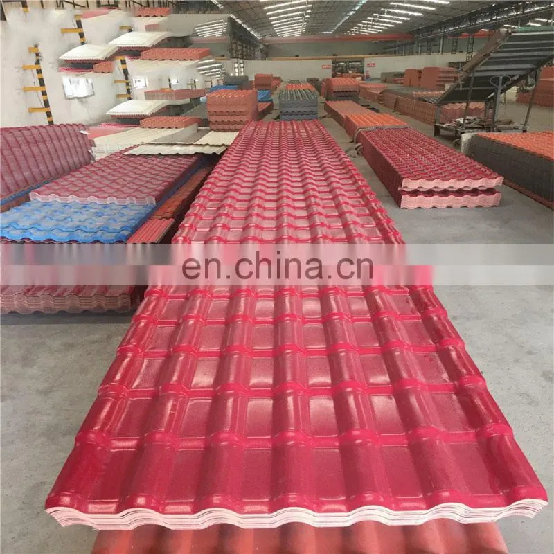 composite plastic synthetic roofing tile panel vinyl 80mm material