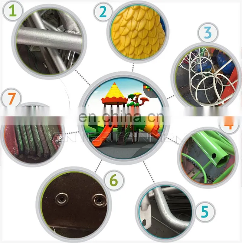 Commercial kids outdoor playground equipment sets for sale