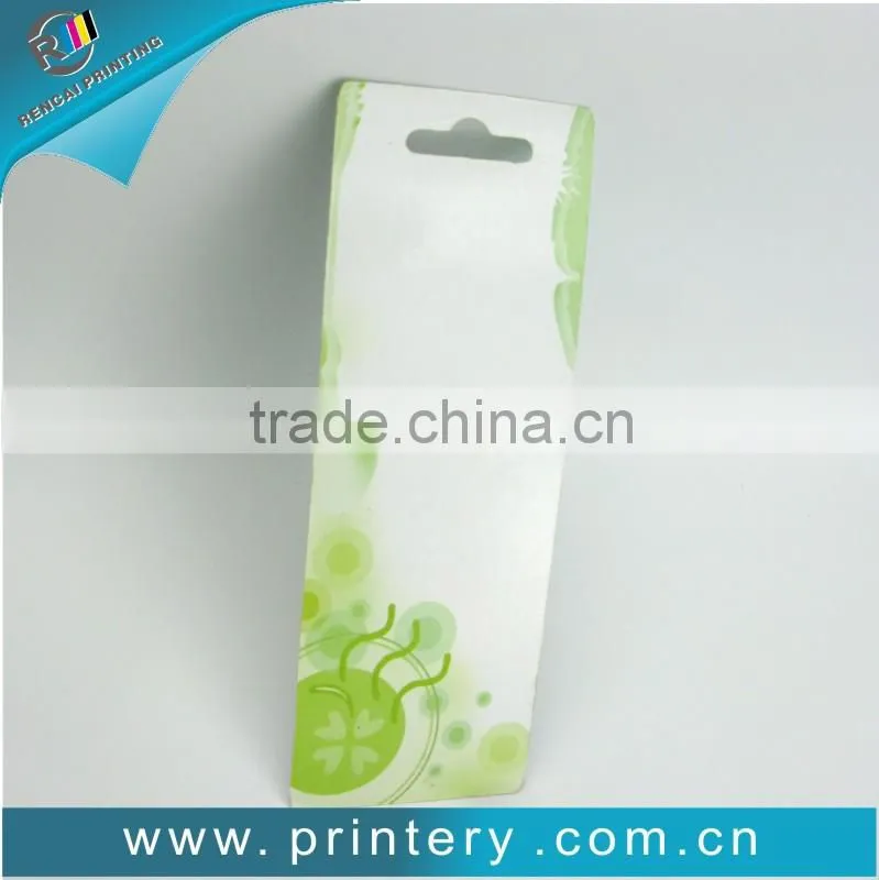 Eco-friendly Printed Personalized Paper Hanging Tags / Ribbon String Tags , Customized Logo and Size