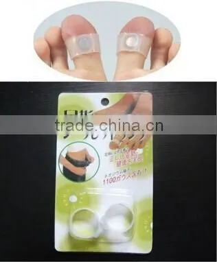 2 Pairs Slimming Silicone Foot Massage Magnetic Toe Ring For Fat Weight Loss Health