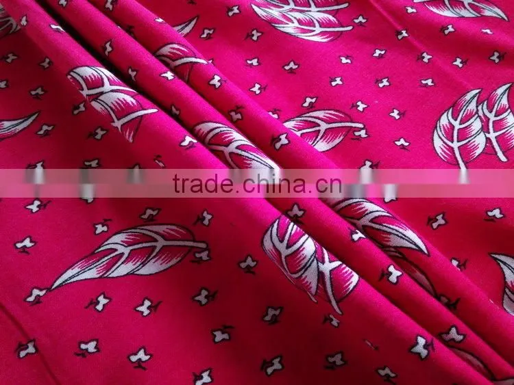 100% printed viscose fabric for sex girl