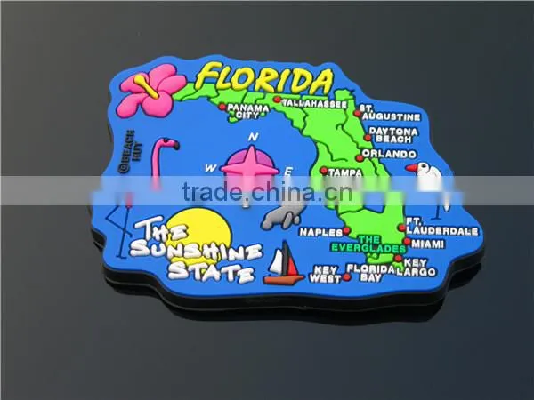 Dead sea 3D PVC fridge magnet