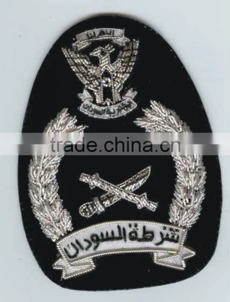Emabroidred Blazer Bullion Hand Cap Fashion Club School Airline Badges