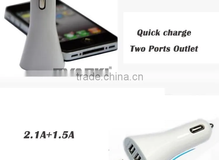 2016 new premium 5V Portable Mobile Phone Universal Car Charger/ Dual USB Car Charger online shopping from china suppliers