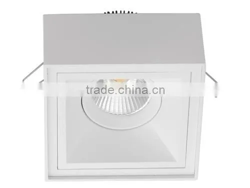 2014 High quality dimmable rectangular recessed led downlight