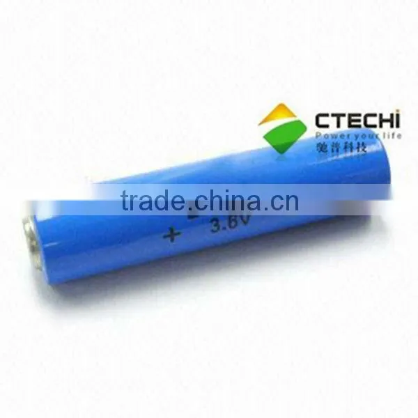 Primary lithium batteries Li-SOCl2 Energy type AAA size 3.6V 950mah ER10450