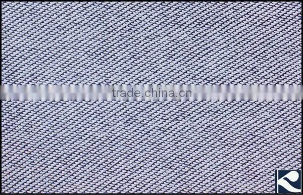 75% cotton poly knit denim