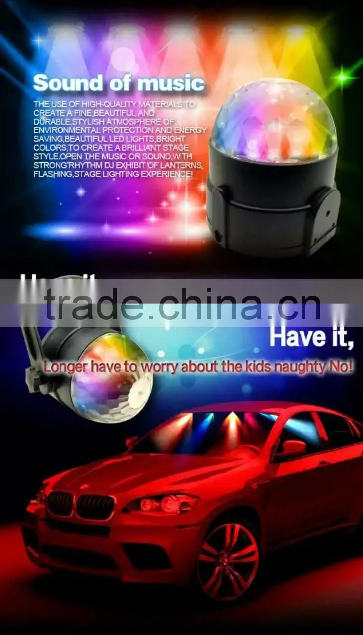 USB Connector rgb atmosphere light led car DJ light music control voice control