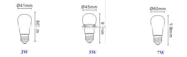 2016 high brightness energy saving china supplier 3W 5W 7W Mini led bulb B22 Bulb base