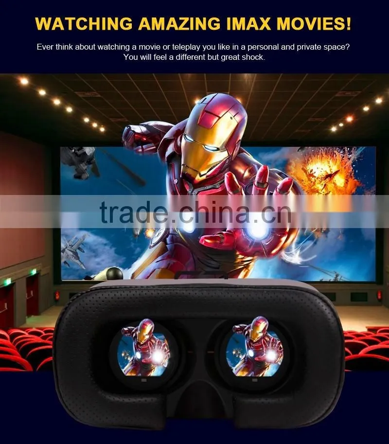VR Case 5 3d glasses headset with a high quality from factory price on selling