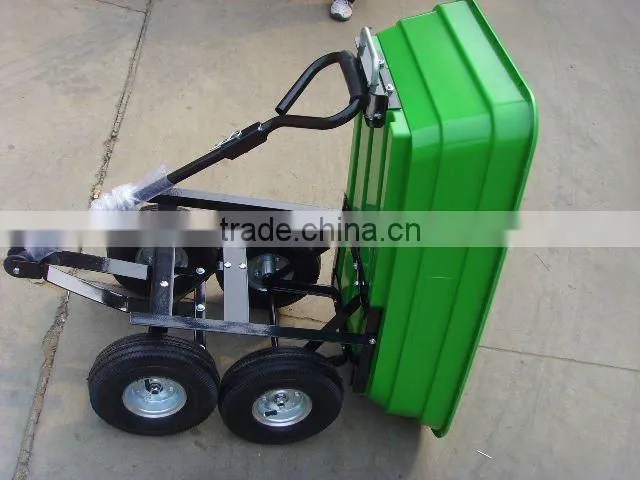 plastic garden cart/garden dump cart