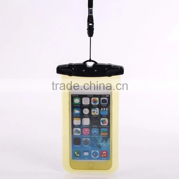 Waterproof floating cases orange color