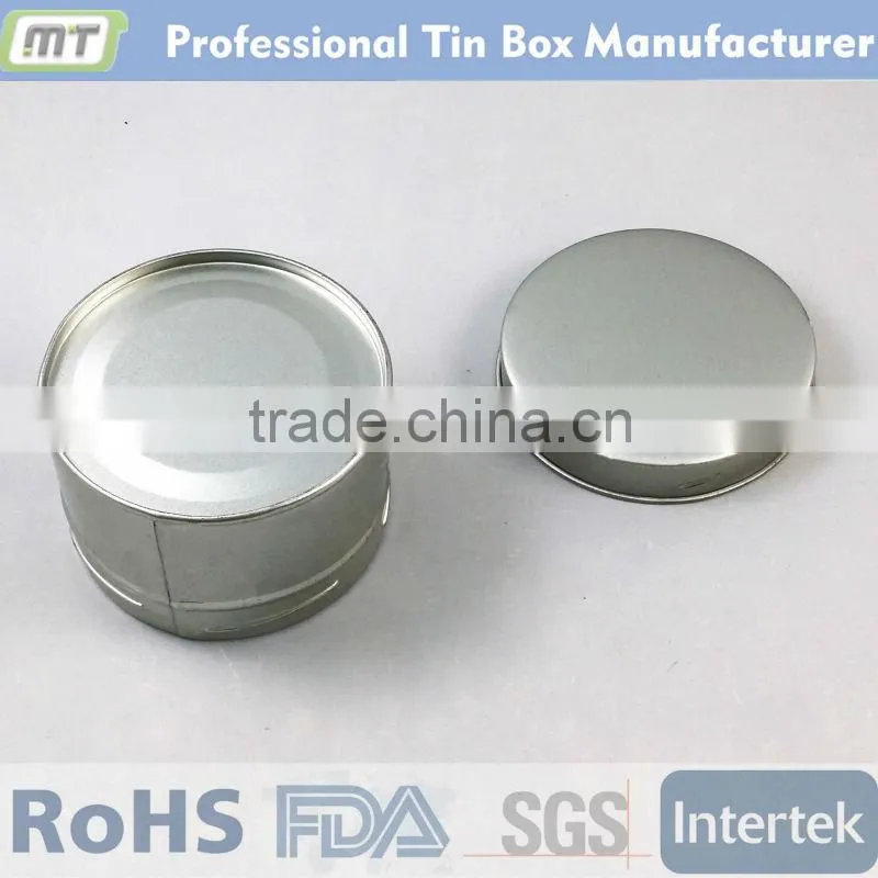 hot sale small tin container for food packing, small tin container