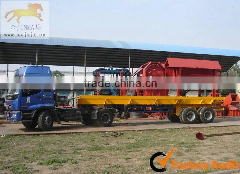 Latest technology mobile aggregates crushing plant for sale