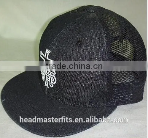 Custom print plaid cheap baseball trucker hats rope baseball trucker cap