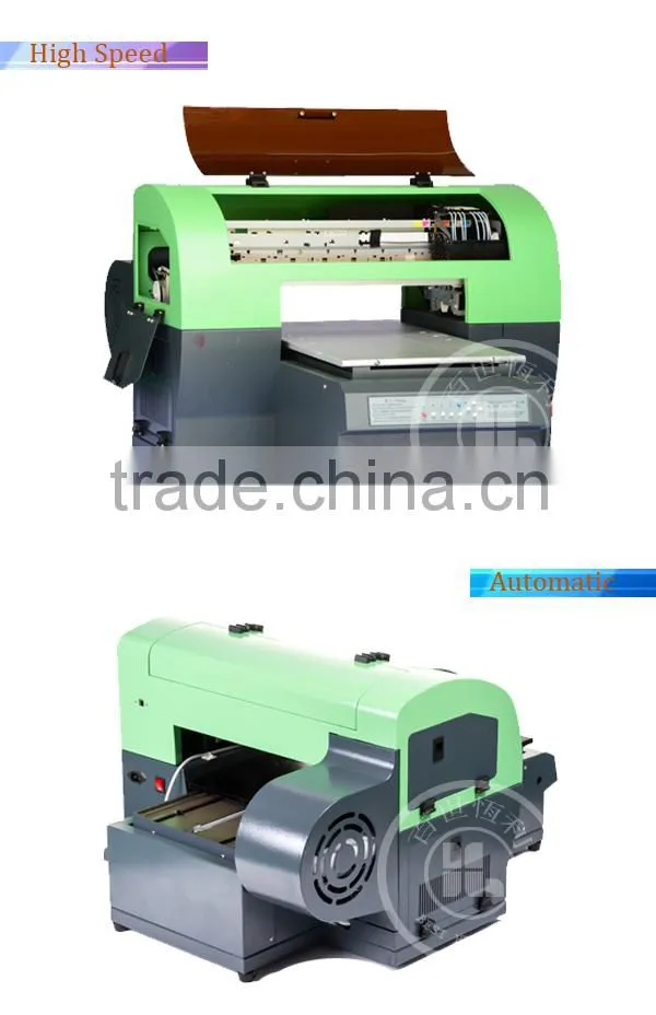 High Quality, 8 Colors Multifunction Flatbed Printing Machine , A3 Inkjet Printer