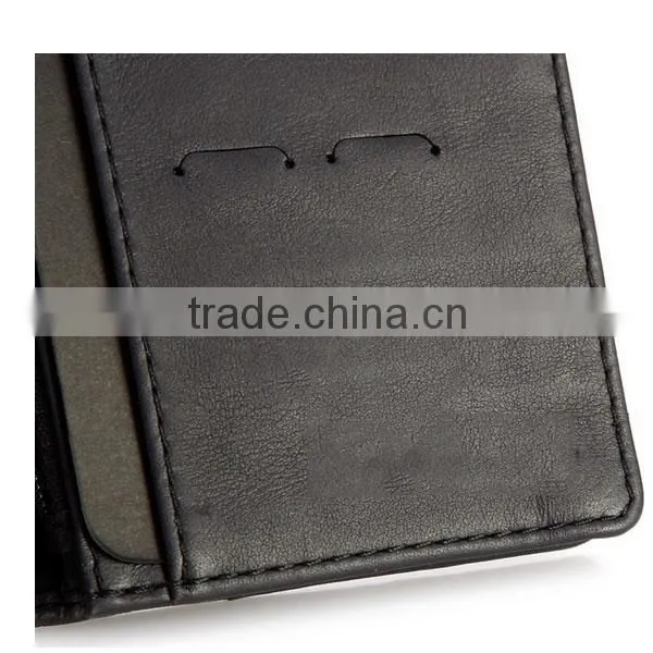 TOP qulity man leather wallet design your own wallet