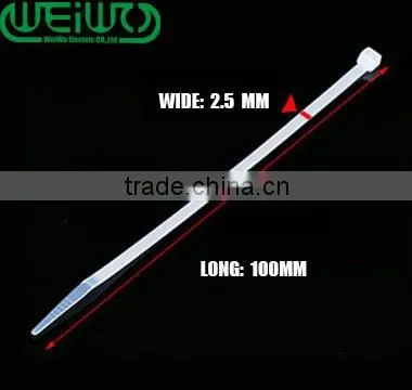 Nylon Cable tie Self Locking Plastie Cable tie Weiwo