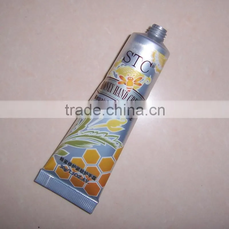 30g empty aluminum laminated tube for toothpaste or hand cream packagiing