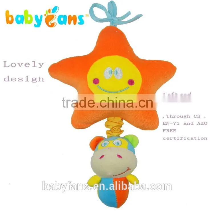 Babyfans Foshan Lower Price Wholesale Plush Music Baby Soft Toys